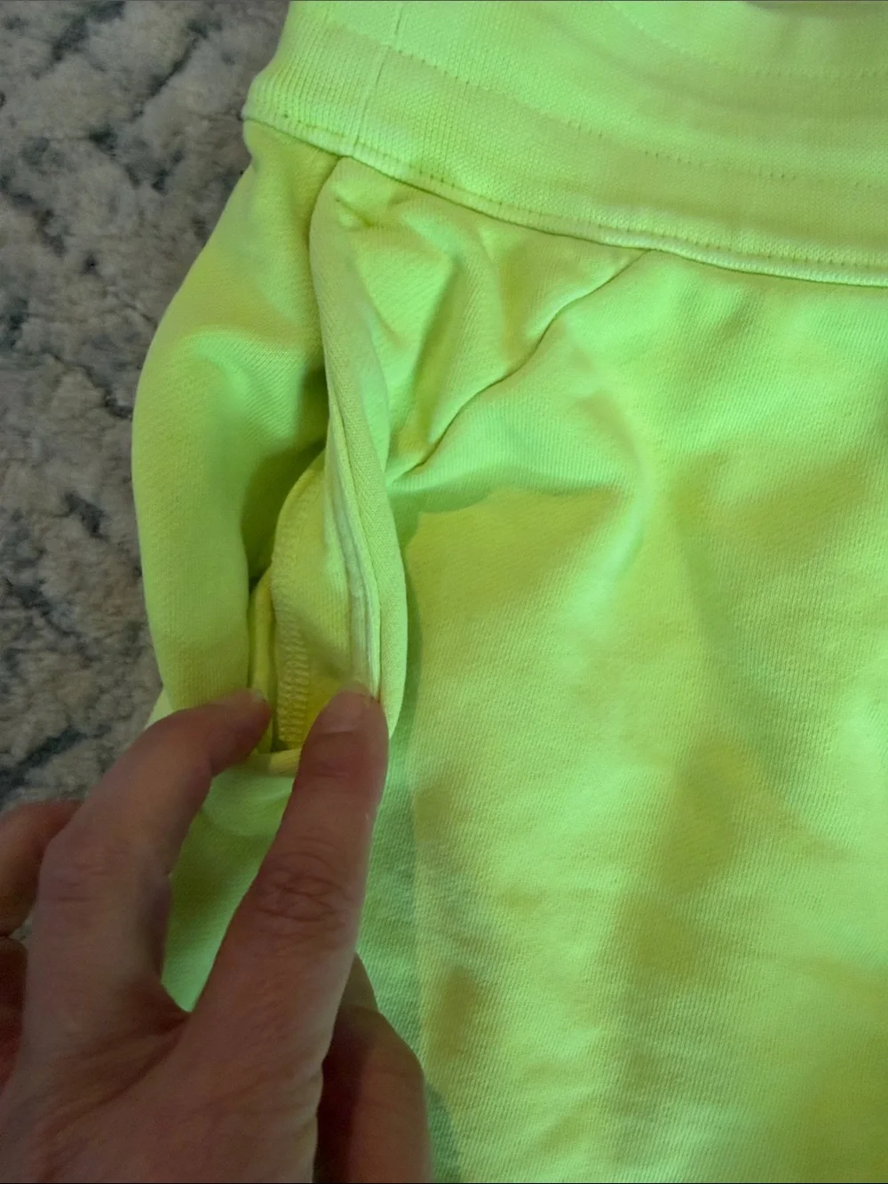 lululemon athletica Neon Yellow Drawstring Joggers